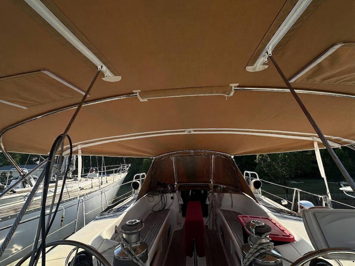 Catalina Cockpit — Bimini Interior by The Ship's Tailor